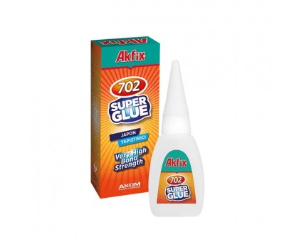 Супер-клей Akfix 702 (20 г) для экспресс склеивания