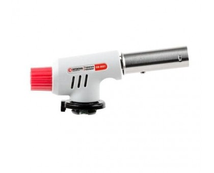 Пальник газовий з п'єзопідпалом Intertool 145 мм (GB-0022)