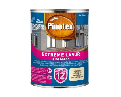 Лазурний засіб для дерева Pinotex Extreme Lasur, що самоочищається (1 л, 3 л, 10 л)