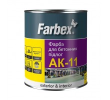 Краска для бетонных полов Farbex АК-11 (2,8 кг, 12 кг)