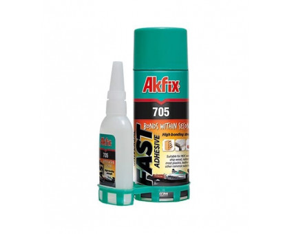 Клей Akfix 705 для экспресс склеивания с активатором