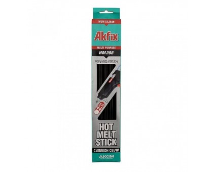 Стержні для клейового пістолета - Термоклей чорний Akfix HM 208  (300 г)