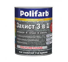 Емаль молоткова Polifarb з перламутровим ефектом (2,2 кг)
