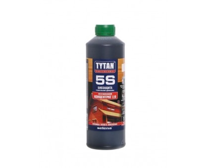 Биозащита - антисептик для древесины Tytan 5S (1 кг, концентрат 1:9)