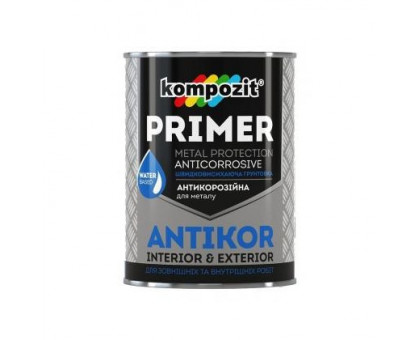 Грунтовка антикорозійна по металу Kompozit ANTIKOR (3,5 кг) без запаху
