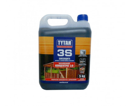 Биозащита Tytan 3S для дерева (5 кг, концентрат 1:9)